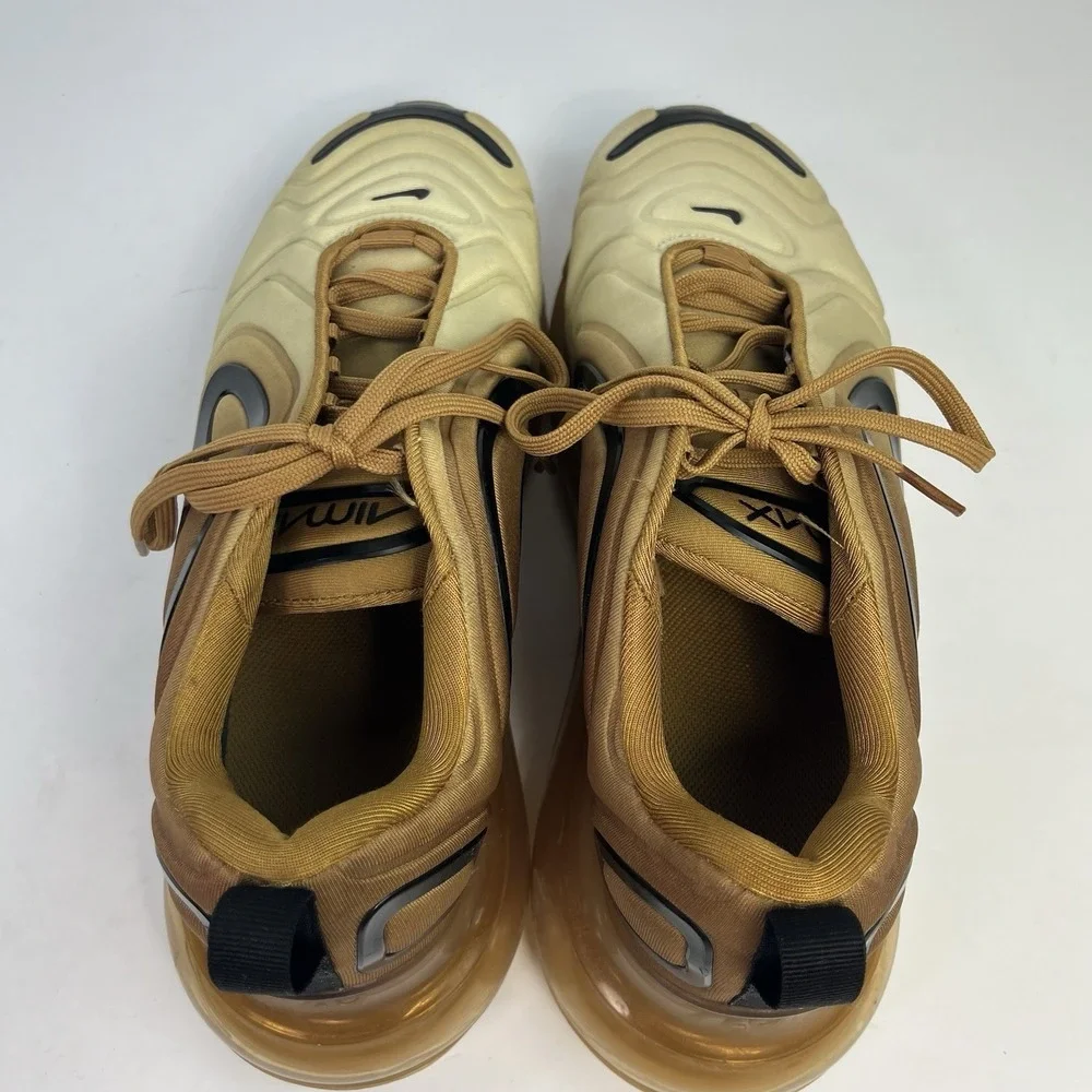 Nike Air Max 720 Wheat Black Club Gold Desert AO2924-700 Men's Size 9.5 Sneaker